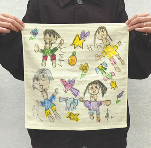 インクジェット ガーゼタオルハンカチ